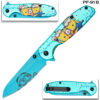 Blue Minion Spring Assist Pocket Knife