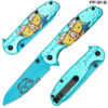 Blue Minion Spring Assist Pocket Knife