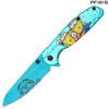 Blue Minion Spring Assist Pocket Knife