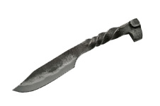 Twisted Railroad Spike Carbon Steel Knife