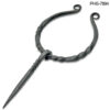 Twisted Medieval Cloak Pin