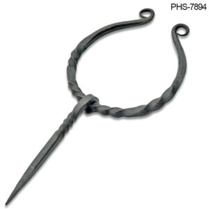 Twisted Medieval Cloak Pin