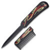 Red & Black Comb With Hidden Knife