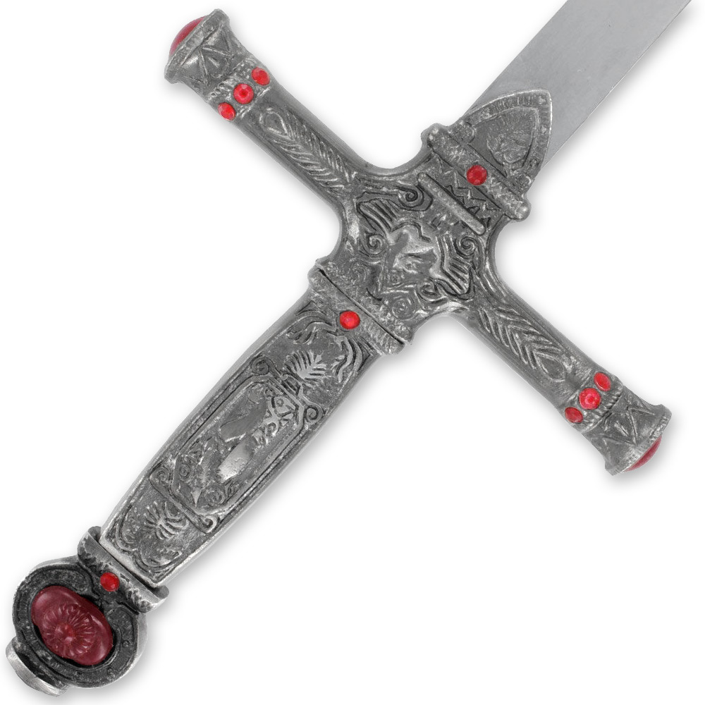 Harry Potter Wizard Sword of Gryffindor All-Metal Godrick w Leather Sheath