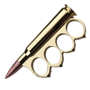 Gold Finish Rifle Bullet Knuckle