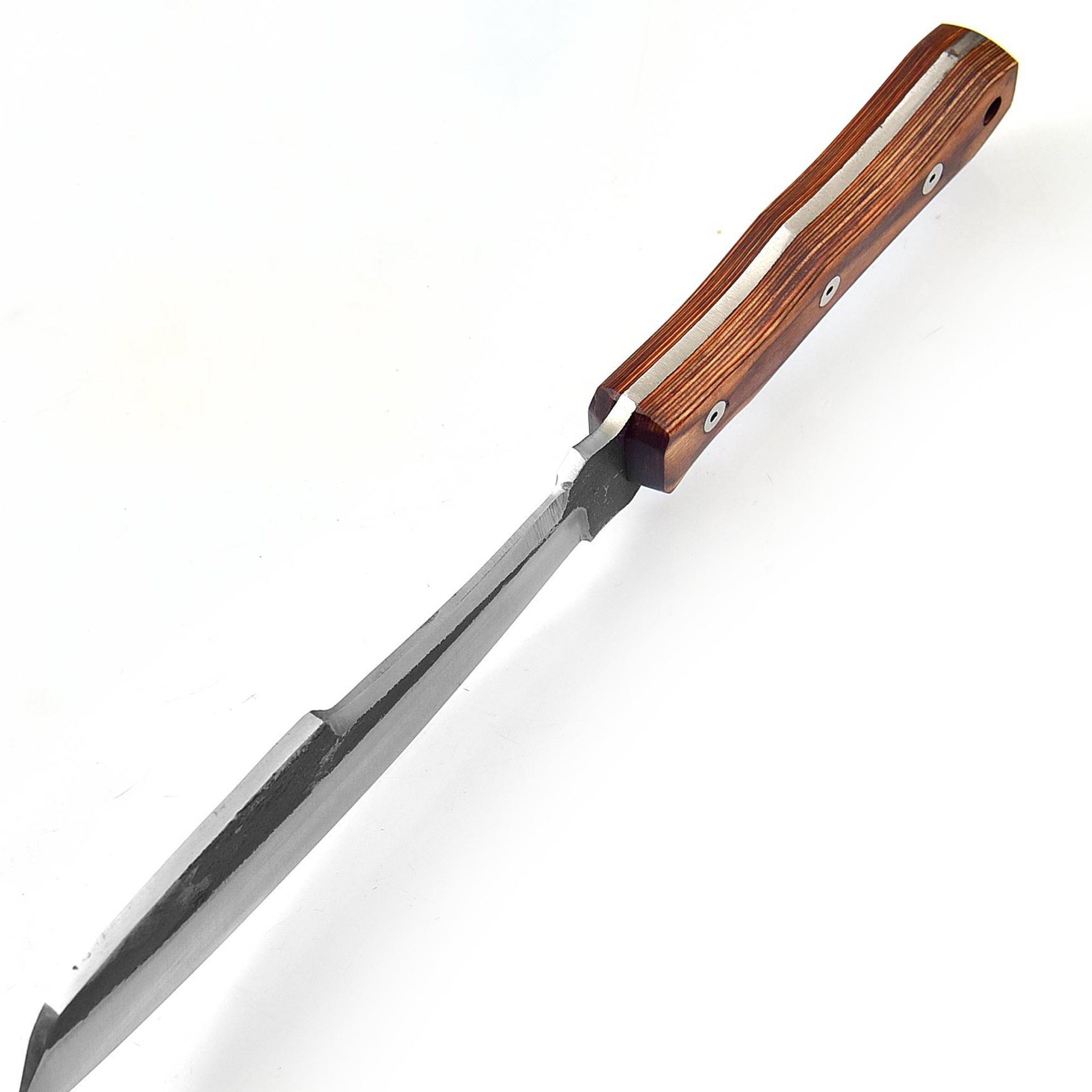 WHITE DEER 1095 Forged Steel  Hand Made Knife Tanto Blade Full Tang