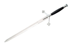 Claymore Sword w/ Black Handle  (40" in Overall Length)