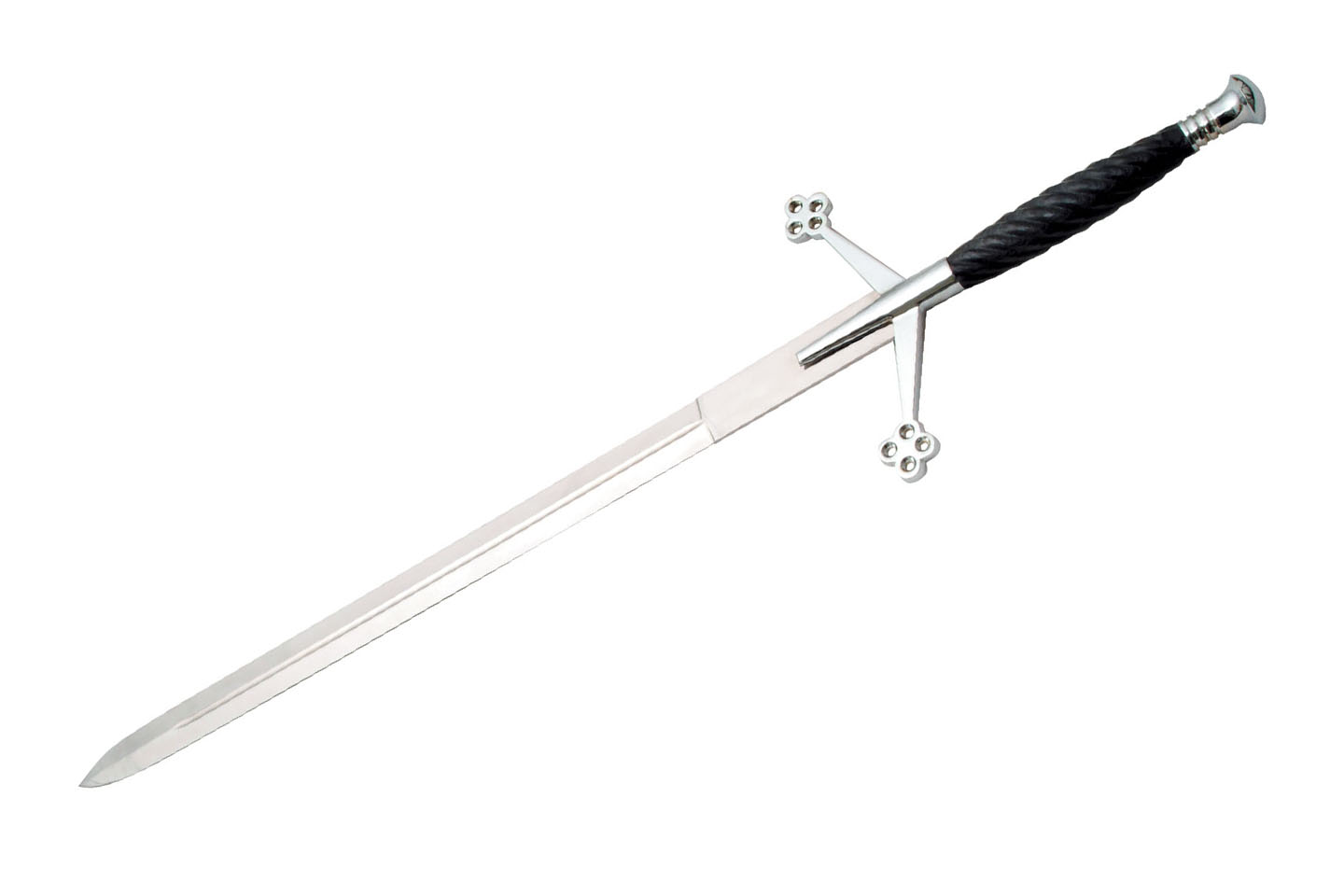 Claymore Sword w/ Black Handle  (40" in Overall Length)