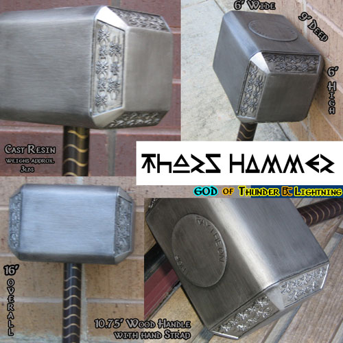 Thor's Hammer With Resin Handle