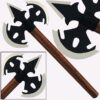 Double Bit Medieval Spear Axe Steel Viking Replica Battle Hatchet
