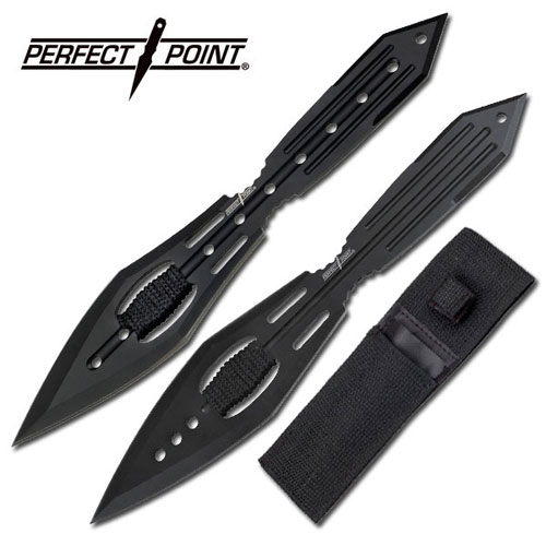 BLACK CONCORD PERFECT POINT  THROWER KNIFE 2 PCS SET