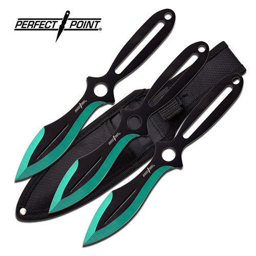 Holy Terror Perfect Point Throwing Knife Set - Green