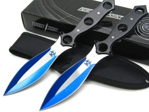 PERFECT POINT PP-089-2BB THROWING KNIFE SET 9" OVERALL