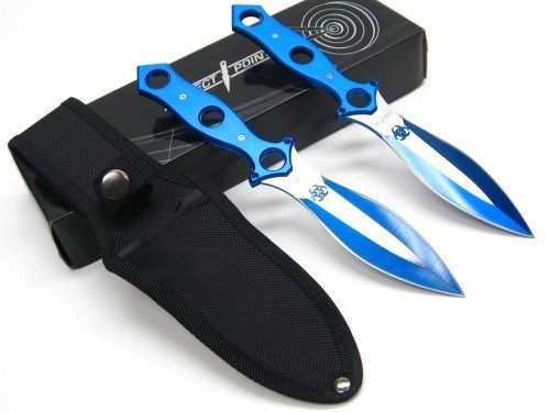PERFECT POINT PP-089-2BL THROWING KNIFE SET 9" OVERALL