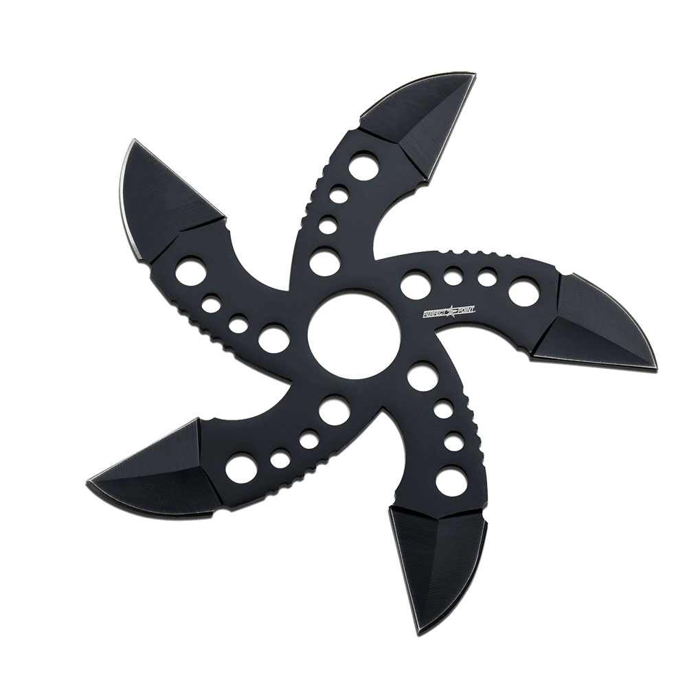 5 POINT THROWING STAR SET BLACK