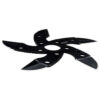 5 POINT THROWING STAR SET BLACK