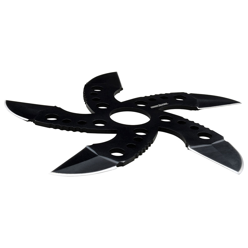 5 POINT THROWING STAR SET BLACK