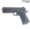 Metal Spring Pistol Airsoft Hand Gun Black