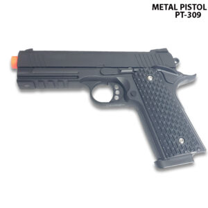 Metal Spring Pistol Airsoft Hand Gun Black