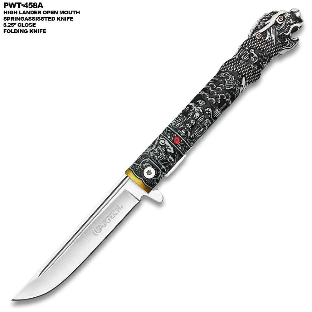 3rd Gen Highlander MacLeod Style Spring Assisted Knife