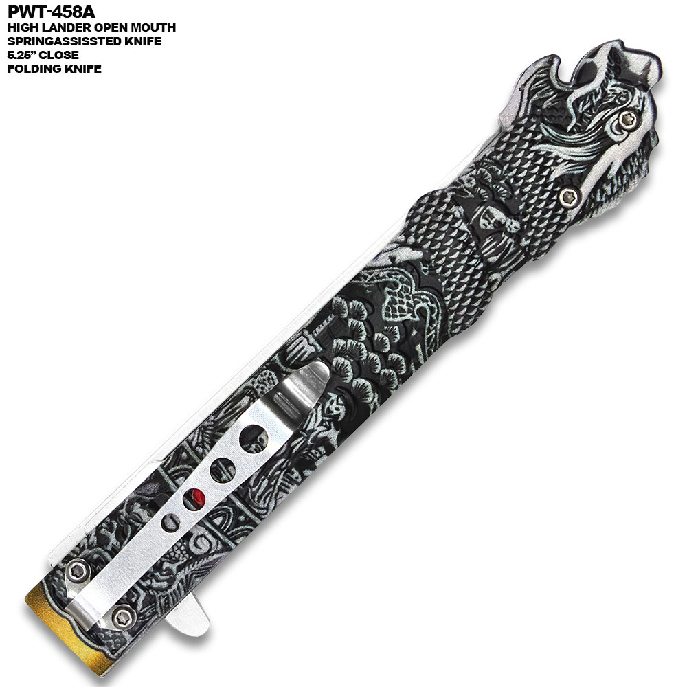 3rd Gen Highlander MacLeod Style Spring Assisted Knife