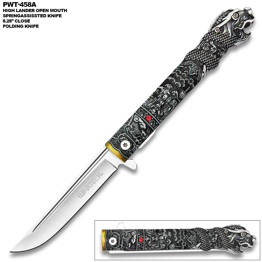 3rd Gen Highlander MacLeod Style Spring Assisted Knife