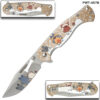 Doggie Spring Assist Pocket Knife - Tan