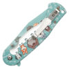Doggie Spring Assist Pocket Knife - Teal