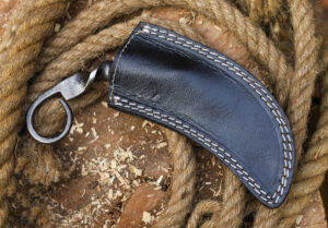 Forged Railroad Spike Twist Karambit