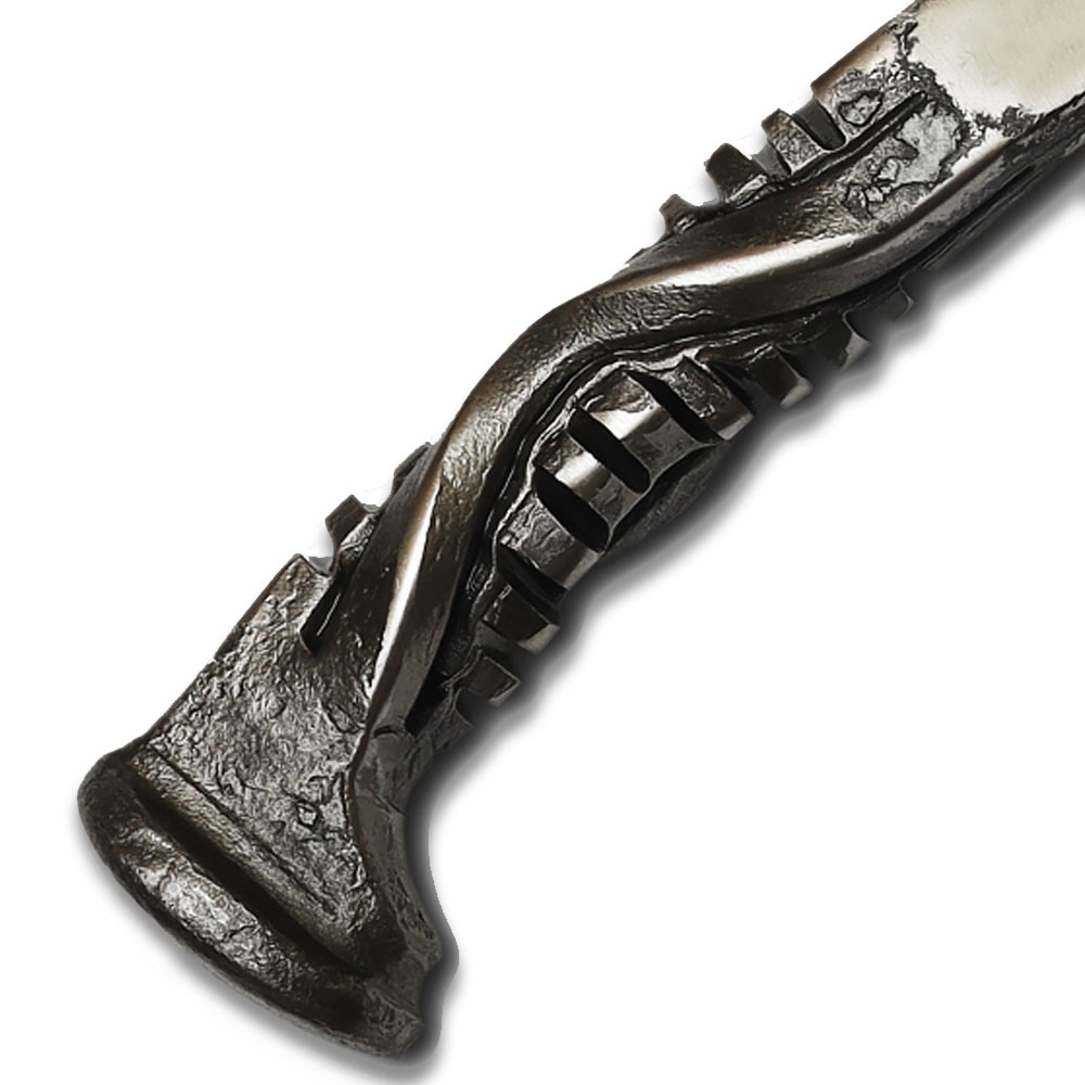 Handcrafted Iron Railroad Twisted Handle Tracker Knife