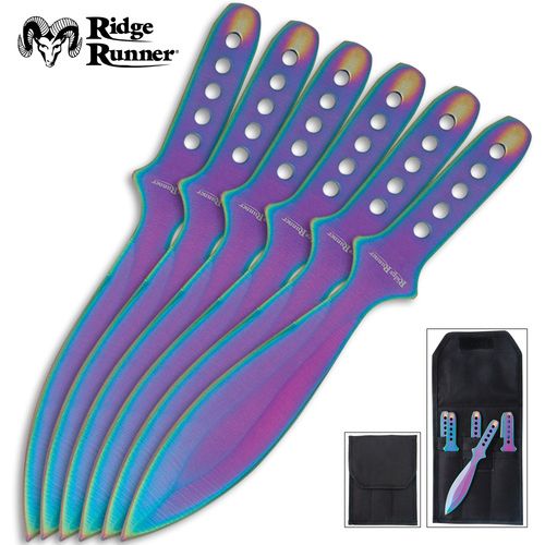 Ridge Runner Rainbow Streak Throwers 6 Pc Set