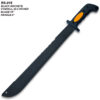 Black Machete/Fixed Blade 23.5 Overal