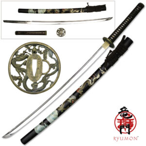 Ryumon Raijin Hand Forged High Carbon Steel Katana