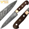 White Deer Forged Paring Knife Pro Chef Cutlery Damascus Steel 1095 HC