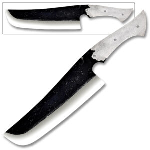 WHITE DEER 1095 Forged Steel Blank DIY Handle Butcher's Japanese Knife