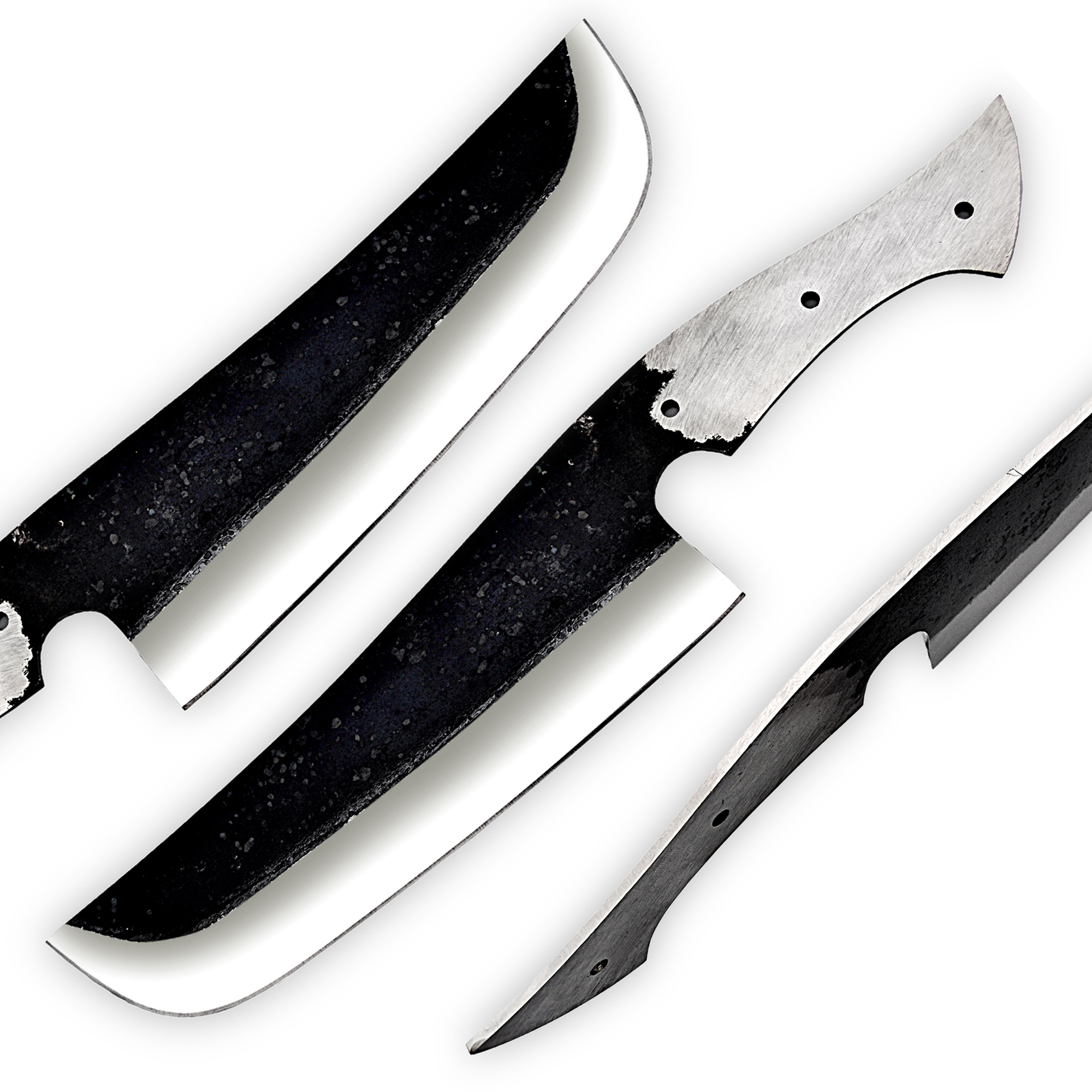 WHITE DEER 1095 Forged Steel Blank DIY Handle Butcher's Japanese Knife