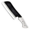 WHITE DEER 1095 Forged Steel Blank DIY Handle Classic Butcher's Japanese Cleaver