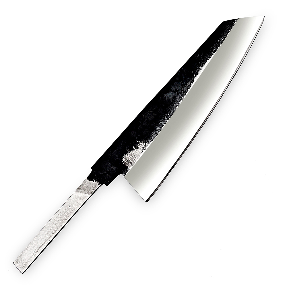 WHITE DEER 1095 Forged Steel Blank Santoku Tanto Chef Knife Japanese Cutlery Extreme Sharp AF