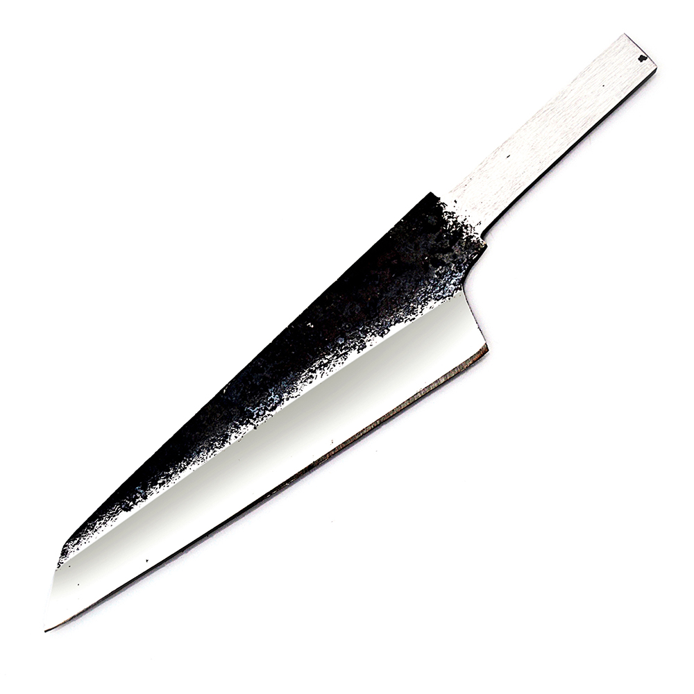 WHITE DEER 1095 Forged Steel Blank Santoku Tanto Chef Knife Japanese Cutlery Extreme Sharp AF