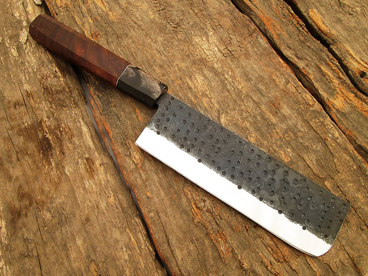 1095 Forged Steel Usuba Bocho Knife Kanto Japanese Chef Cleaver Cutlery