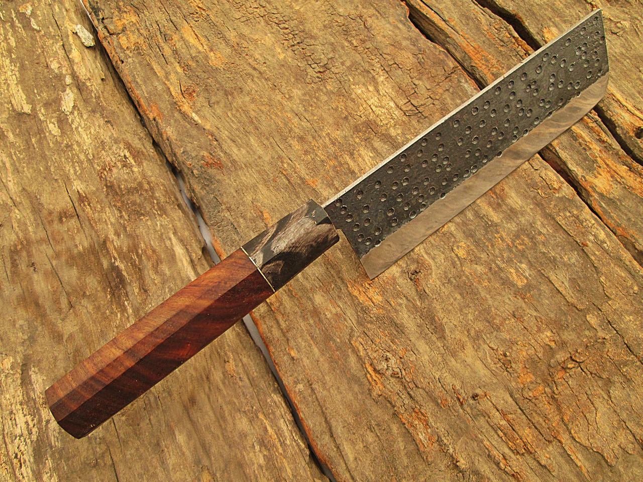 1095 Forged Steel Usuba Bocho Knife Kanto Japanese Chef Cleaver Cutlery