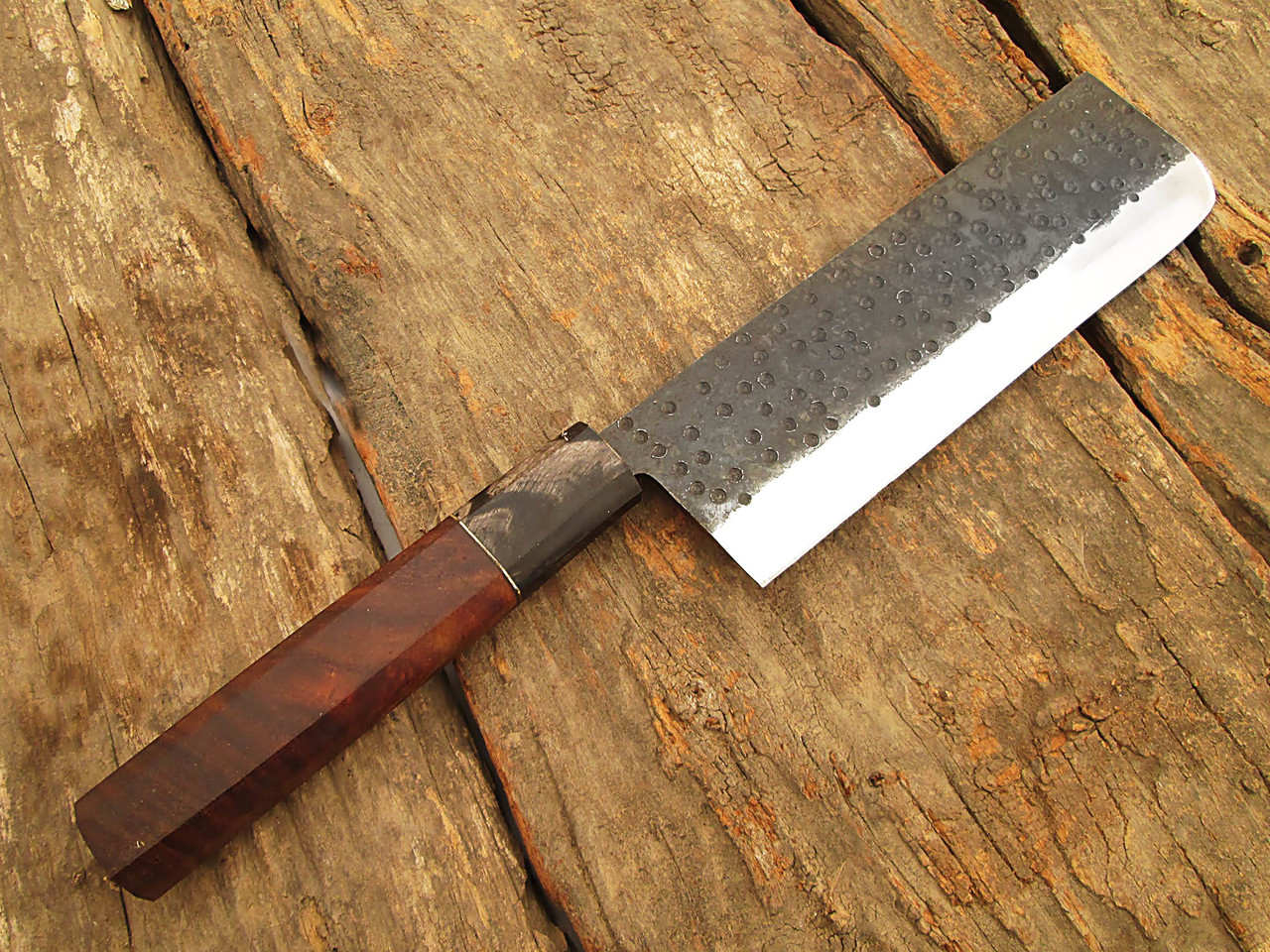 1095 Forged Steel Usuba Bocho Knife Kanto Japanese Chef Cleaver Cutlery