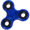 Shiny Blue Metallic Color Fidget Tri-Spinner EDC Bearing ADHD Focus Stress Reliever Hand Toys