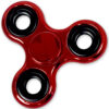 Shiny Red Metallic Color Fidget Tri-Spinner EDC Bearing ADHD Focus Stress Reliever Hand Toys