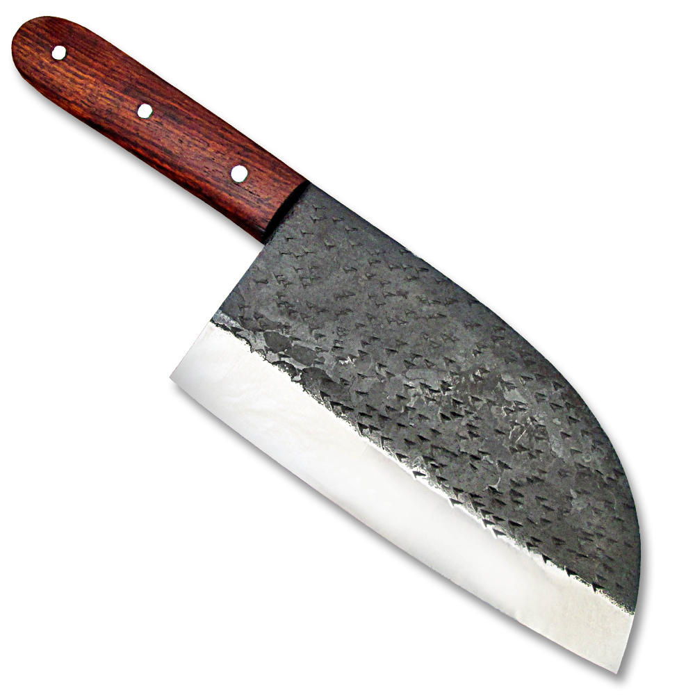 Teuchi Serbian Chef's Knife 1095 Forged High Carbon Steel Coco bola Handle