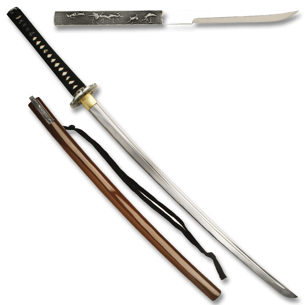 1045 HC  Hand Forged  Samurai Katana Sword  Blood Grove Blade