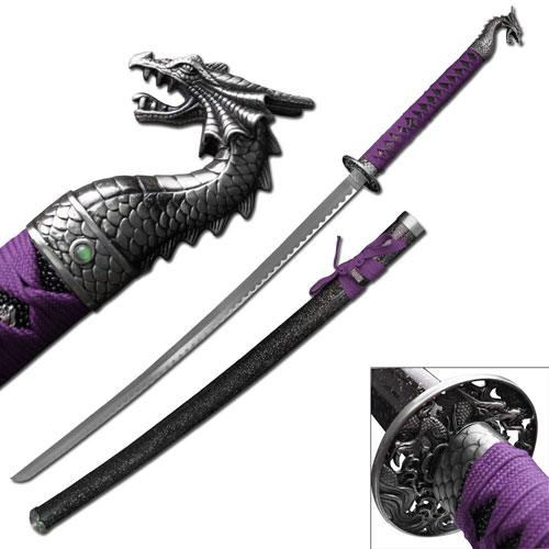 dragon slayer katana Sword Purple