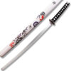 WHITE SAMURAI KATANA 40" OVERALL