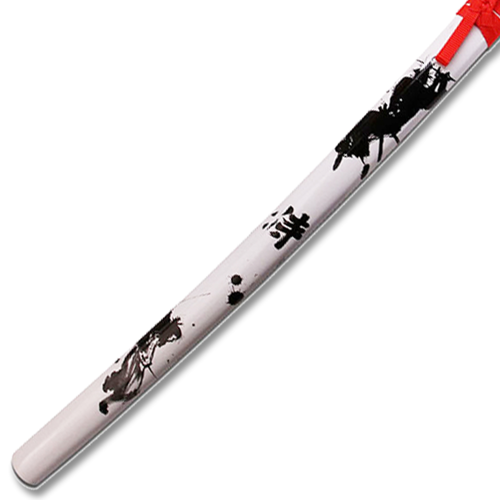 NEW  RED & WHITE SAMURAI KATANA 40" OVERALL