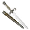 HISTORICAL SHORT SWORD Comes With Brown Scabbard 14" OVERALL